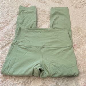 Lululemon Align Mint Green High-Waisted Leggings 23”